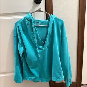 Old Navy Bright Teal tunic hoodie